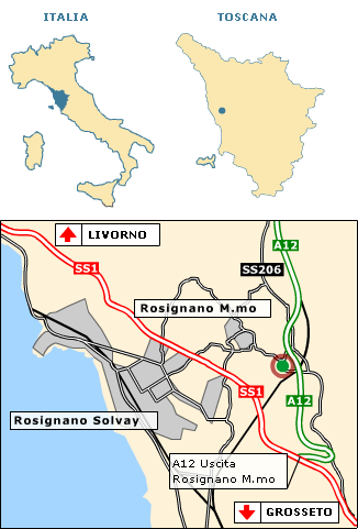 Come raggiungere l'Agriturismo Antica Fonte