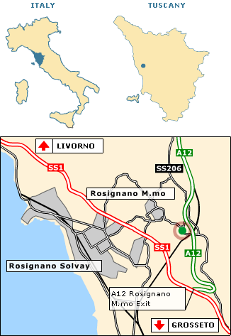 Come raggiungere l'Agriturismo Antica Fonte